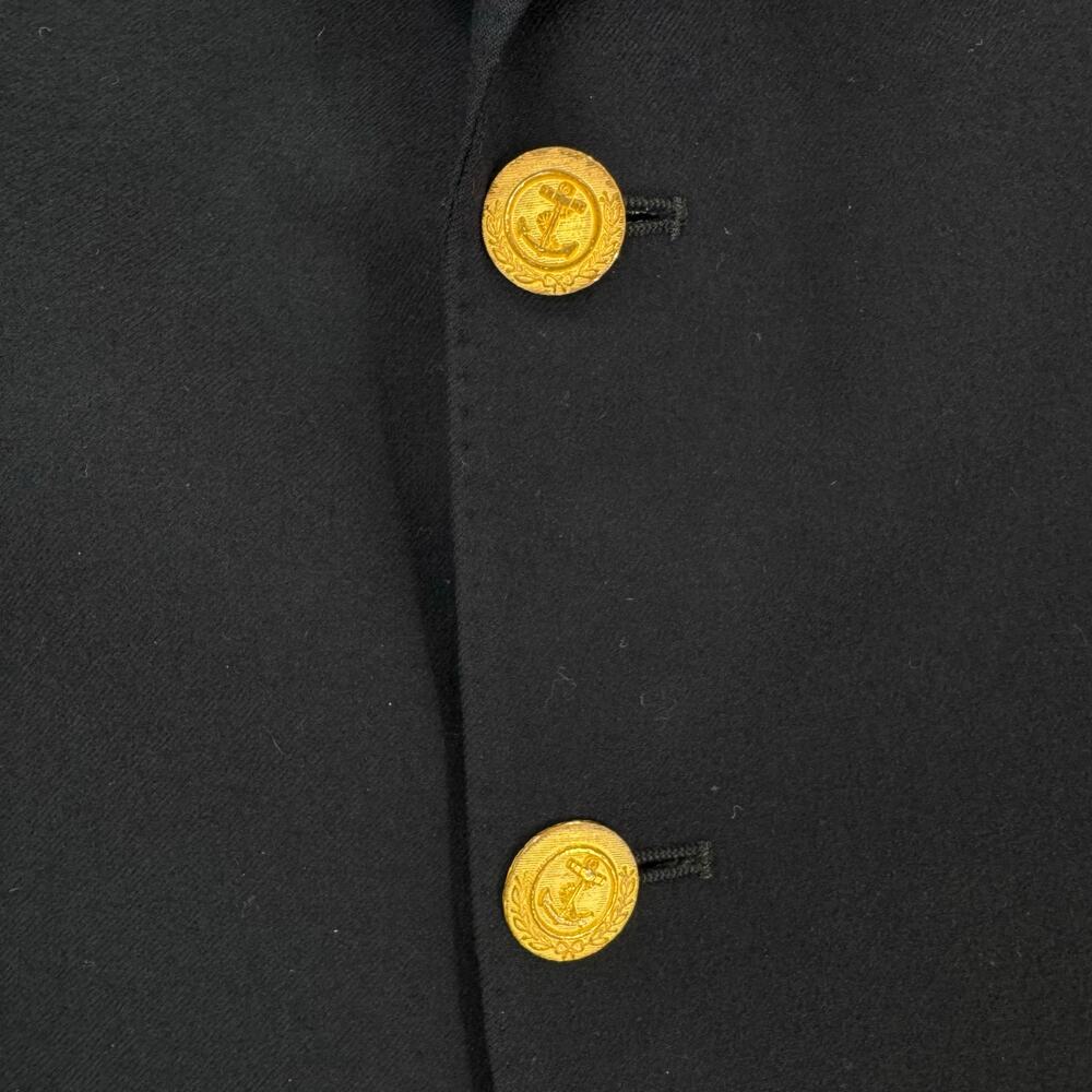 Scabel Navy Blue Suit Jacket Sz 42 Savile Row Old Money Mens Blazer Versatile - Picture 3 of 14